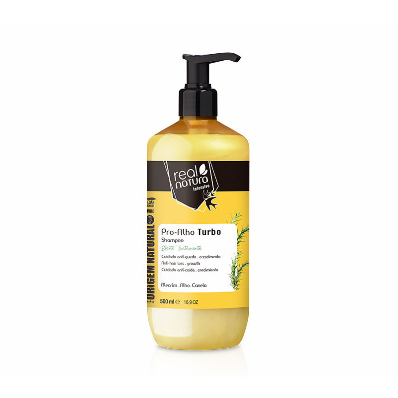 Real Natura Shampoo ohne Salz reines Knoblauch 500ml