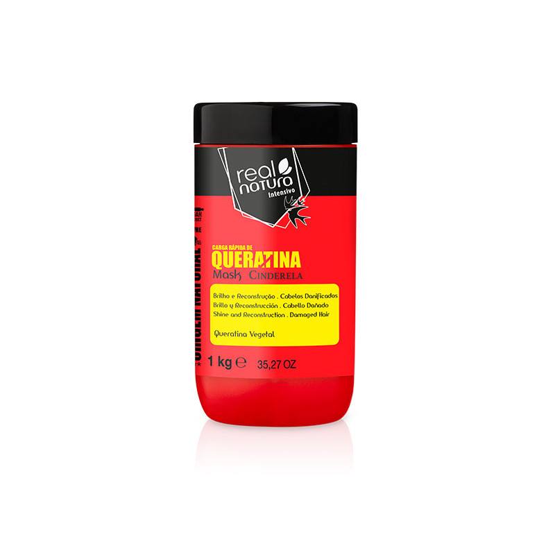 Real Natura Maske Ohne Salz Schnelle Keratinladung Cinderela 1kg