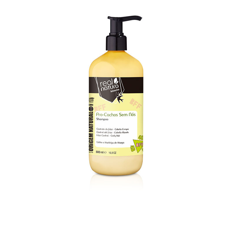 Real Natura Shampoo Pro-Curls für lockiges Haar 500ml