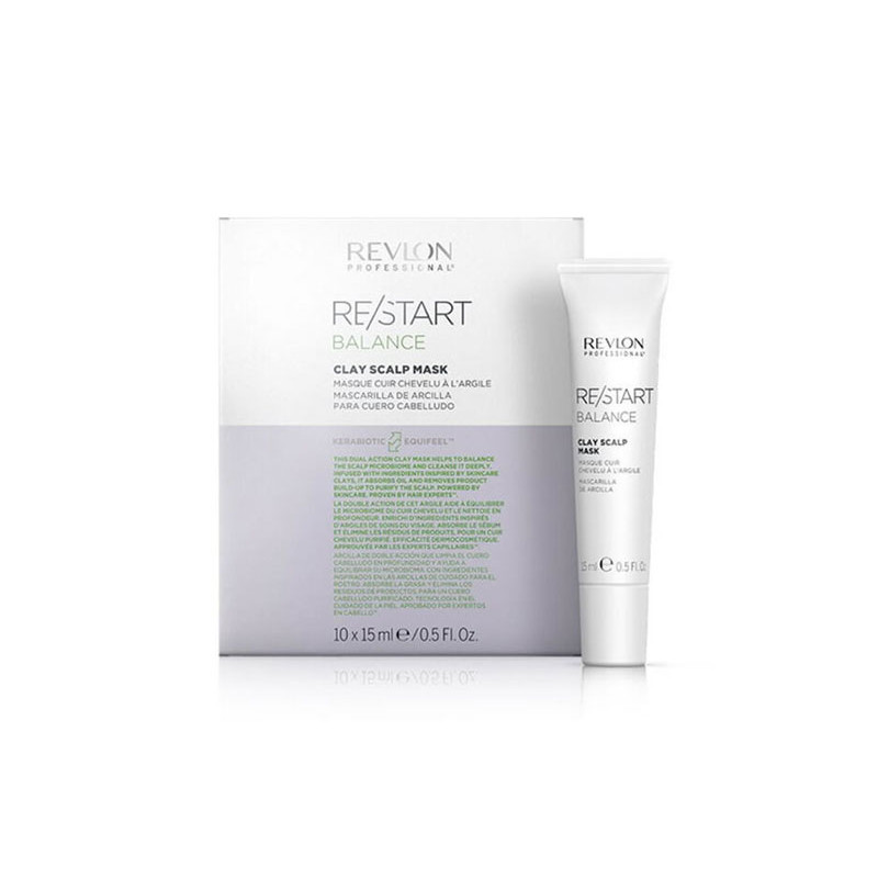 Revlon Restart Balance Tonerde Kopfhautmaske (10x15ml)
