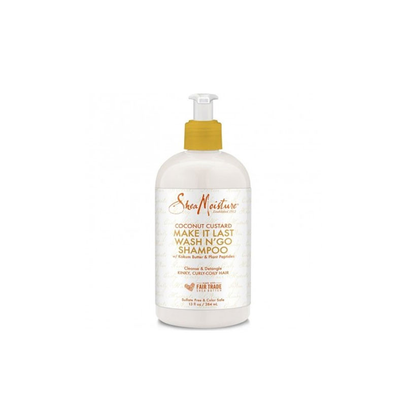 Shea Moisture Kokosnuss Pudding Make It Last Wash N'go Shampoo (384ml)