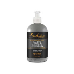 Shea Moisture Afrikanische Schwarze Seife Bambus Aktivkohle Ausgleichende Spülung (384ml)