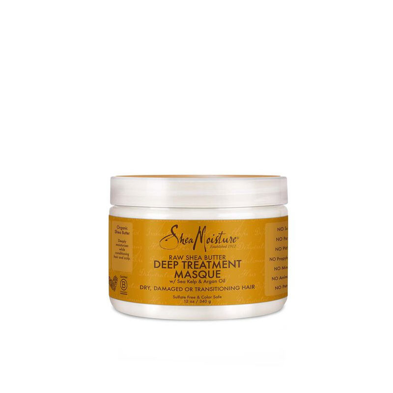Shea Moisture Rohes Sheabutter Tiefenbehandlungsmaske (340g)