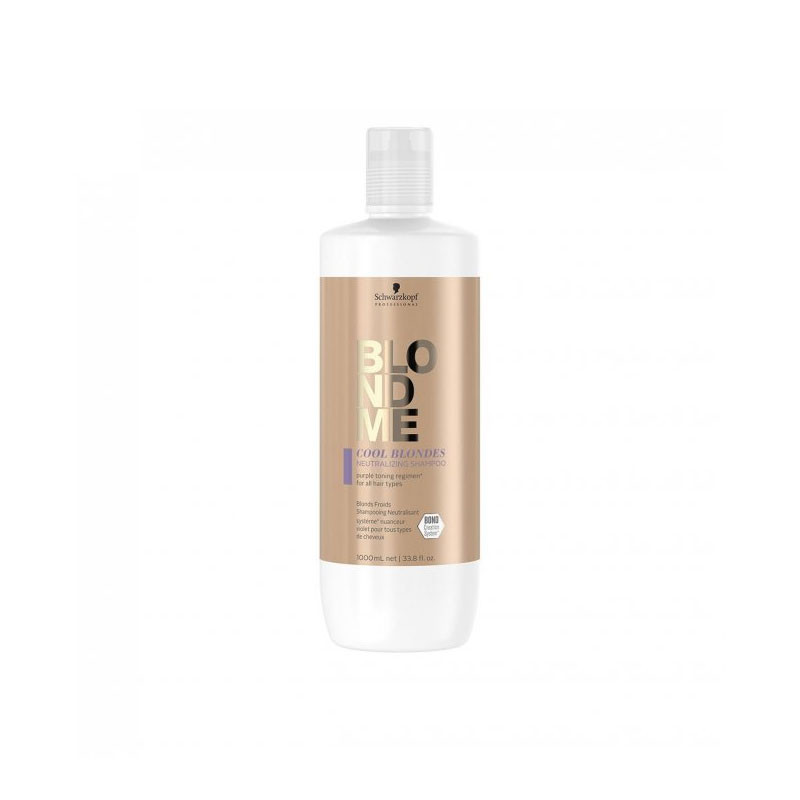 Schwarzkopf Blondme Cool Blondes Neutralisierungs-Shampoo (1000ml)