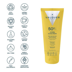 Valquer Gesichtsschutz 50+ Hydra Sonnencreme (75ml)