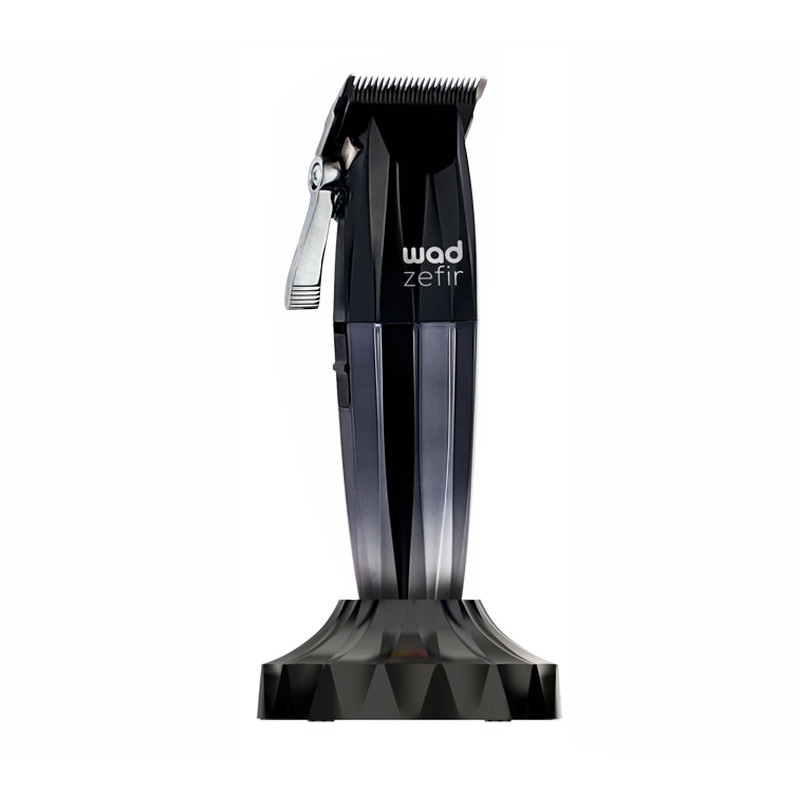 Wad Professional Zefir Clipper Schwarz/Silber-Basis Ladegerät