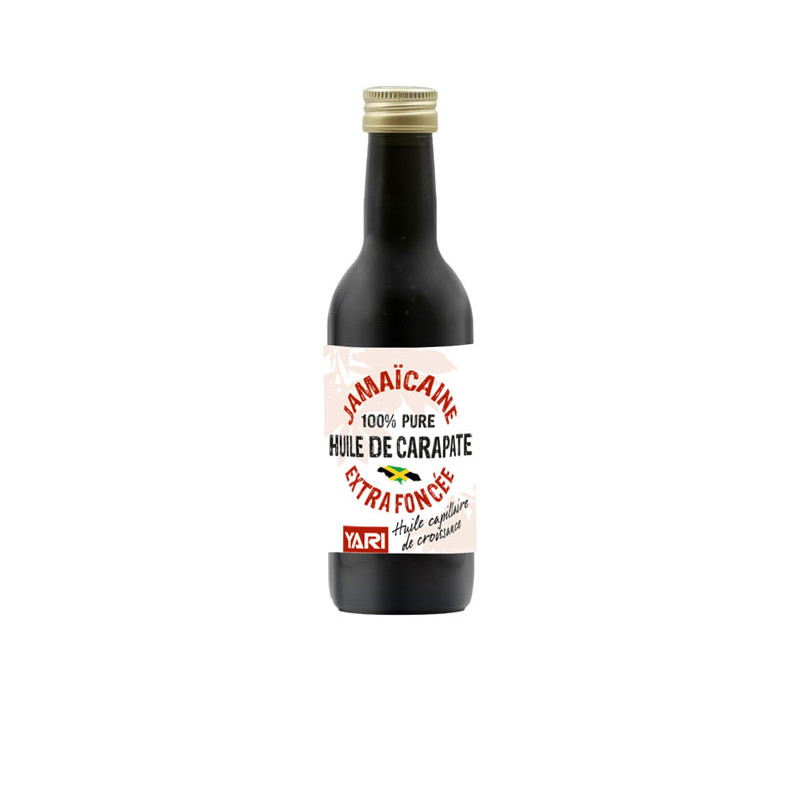 Yari 100% jamaikanisches schwarzes Rizinusöl extra dunkel (250ml)