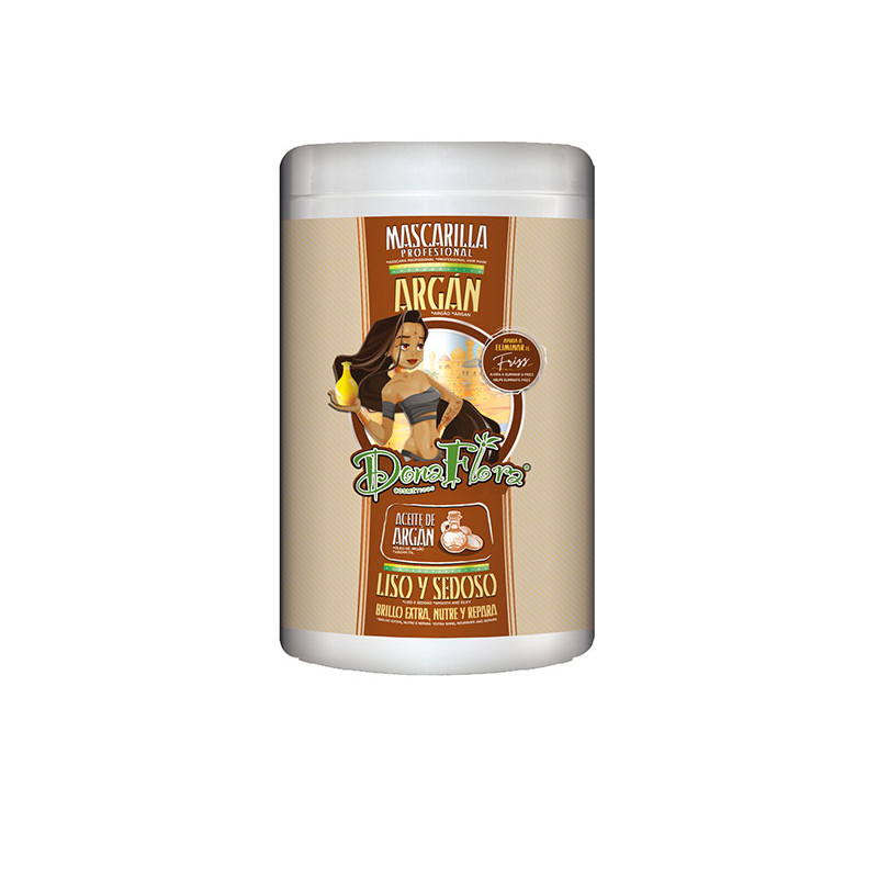 Dona Flora Argan-Haarmaske Glatt und Seidig (1000ml)