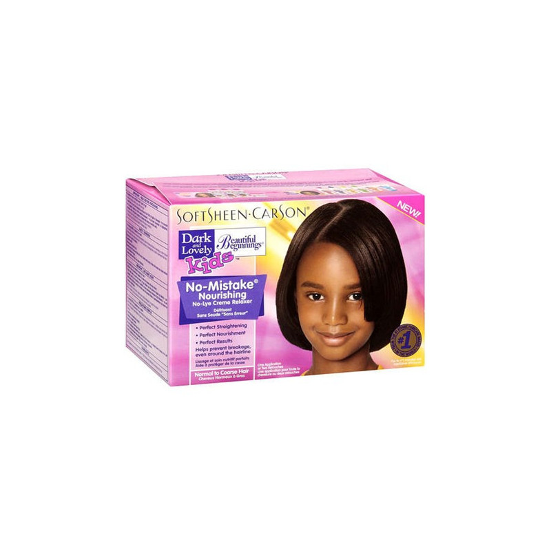 Afro Dark and Lovely Kids Kit Relaxer Glätteisen für Kinder Normal / Dick