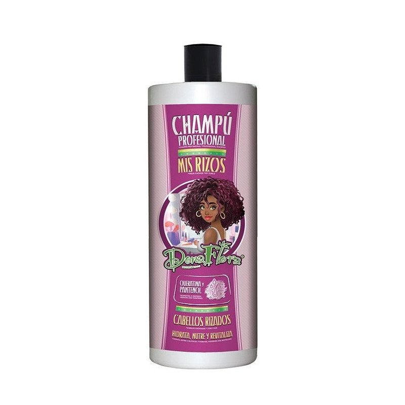 Dona Flora Shampoo für lockiges Haar, Meine Locken (1000ml)