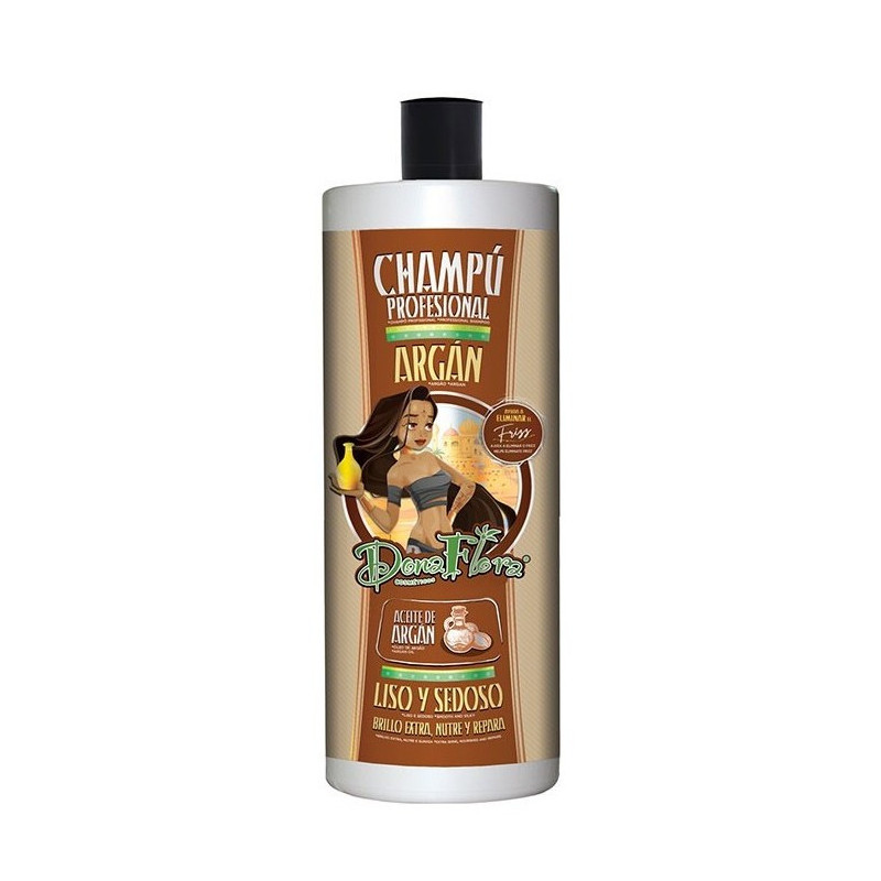 Dona Flora Argan-Glanz- und Geschmeidigkeitsshampoo (1000ml)