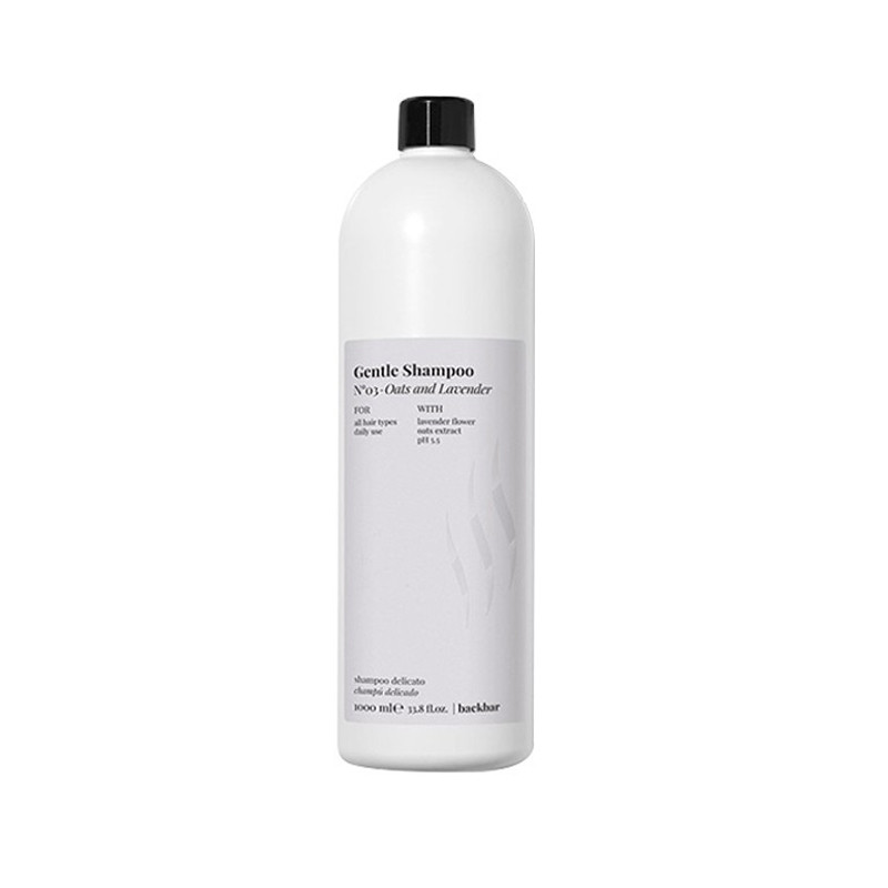 Farmavita Back Bar Sanftes Shampoo N.3 Hafer und Lavendel (1000ml)