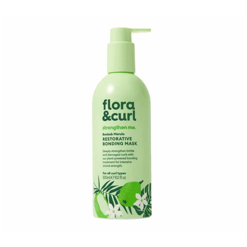 Flora Curl Strengthem Me Baonan Marula Restorative Bonding Mask (200ml)
