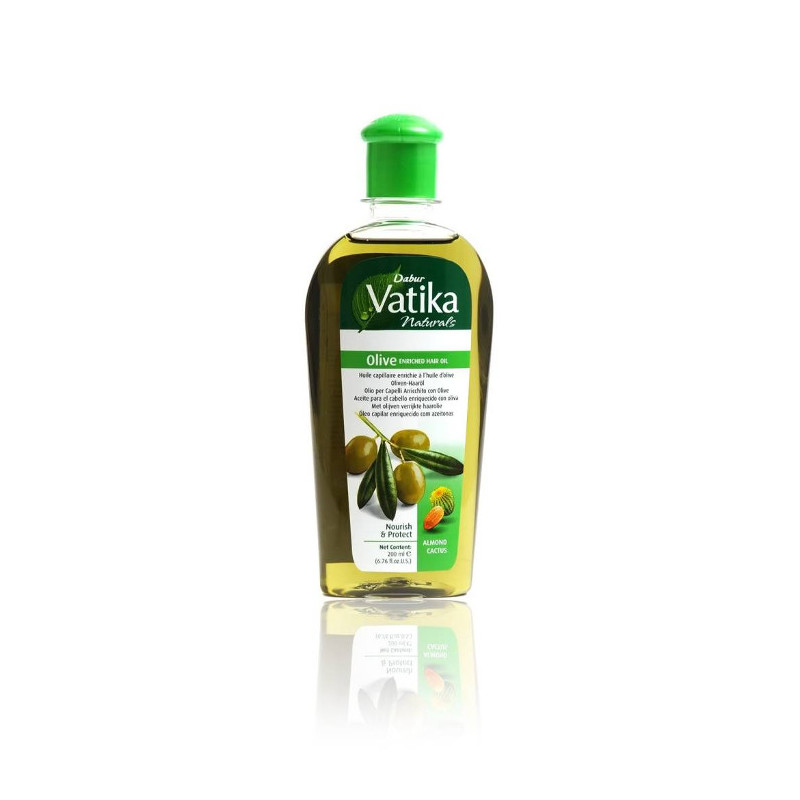 Vatika Virgin Olive Angereichertes Haaröl (200ml)