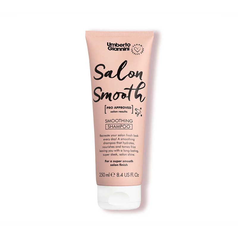 Umberto Giannini Salon Smooth Glättende Glatte Wäsche Feuchtigkeitsspendendes Shampoo (250ml)