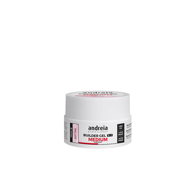 Andreia Builder Gel mittlere Viskosität Zartrosa
