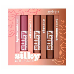Andreia Set Seidig Matter Lippenstift