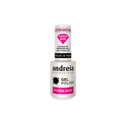 Andreia Power Base Glitter Zartrosa (10,5ml)
