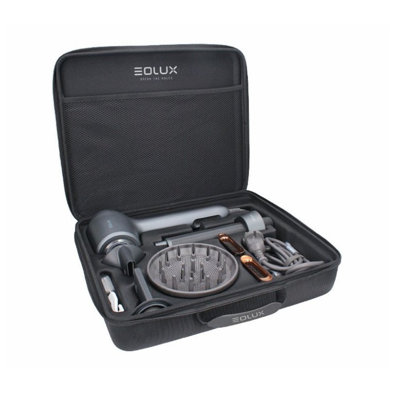 Eolux Ionen-Haartrockner Brushless Schwarz Eolux Professional Set (EX04BLK Plus)