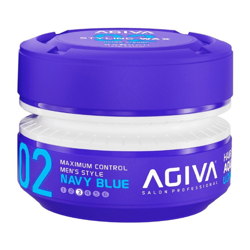 Agiva Styling 02 Hair Wax Ultra Strong Navy Blue (175ml)