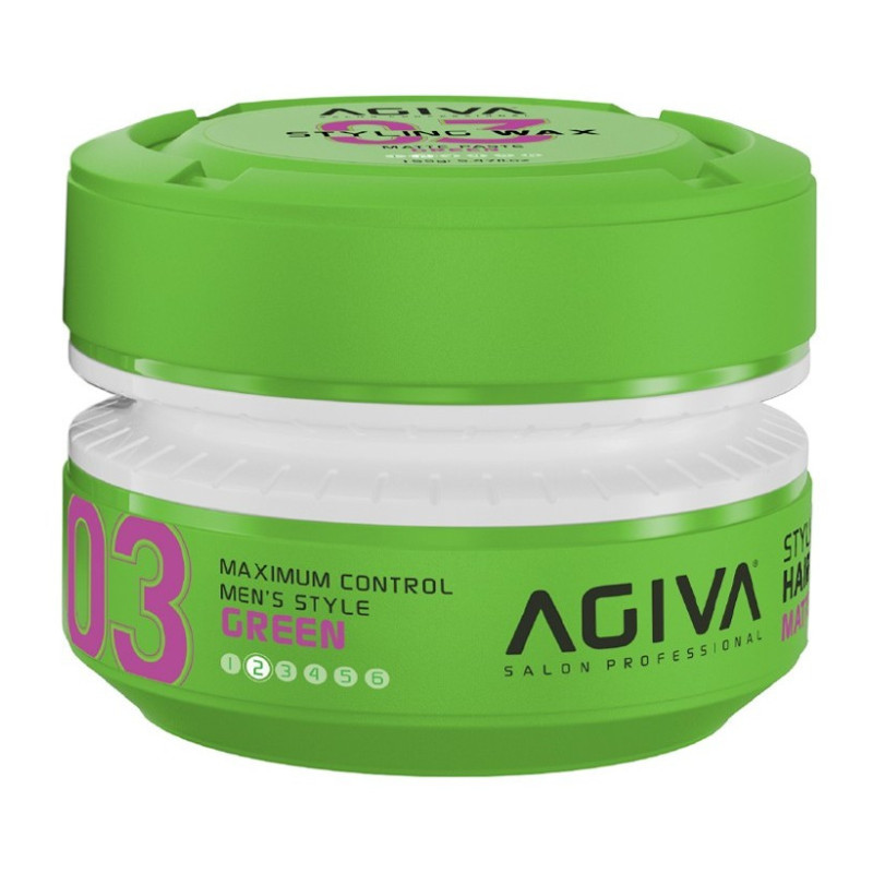 Agiva Styling 03 Hair Wax Matte Paste Green (175ml)
