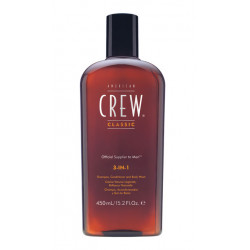 American Crew Klassisches 3-in-1-Shampoo, Conditioner und Duschgel