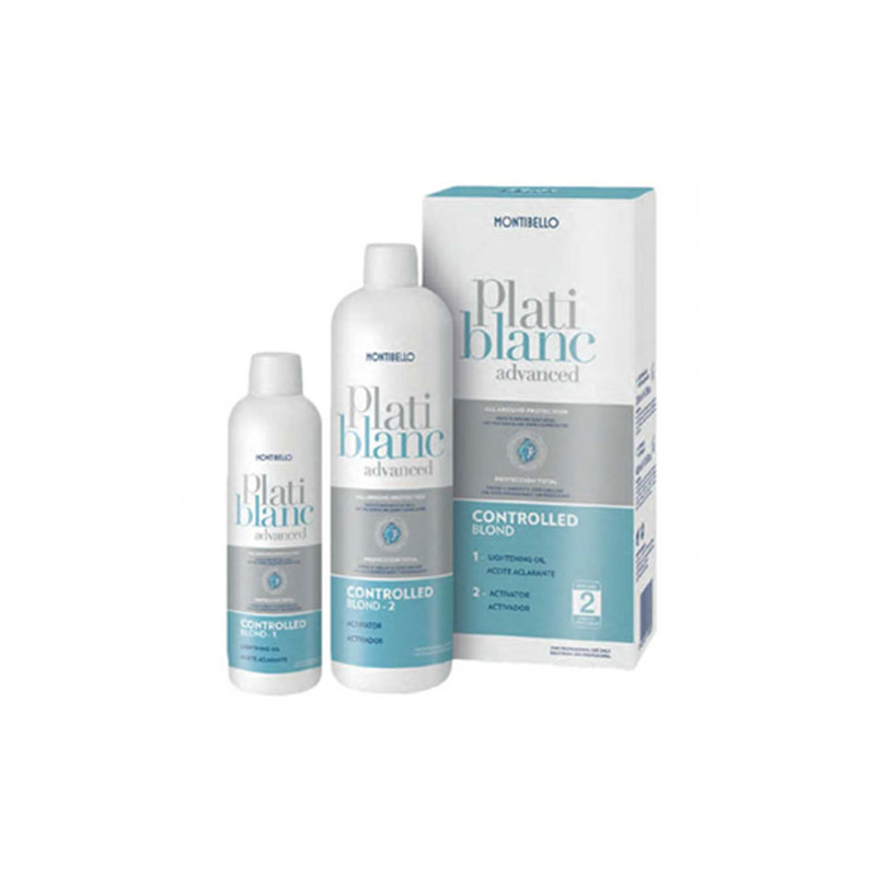 Montibel·lo Platiblanc Color Control Verfärbungsbehandlung + Aktivator (200 ml + 400 ml) Montibel·lo Platiblanc Color Control Verfärbungsbehandlung + Aktivator (200 ml + 400 ml)