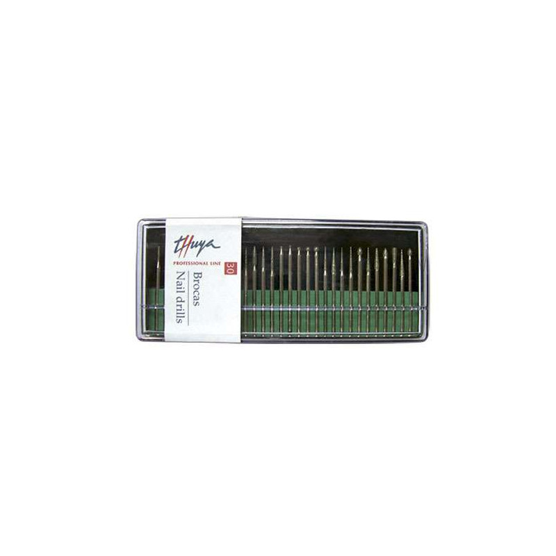 Thuya Box mit 30 Bohrern