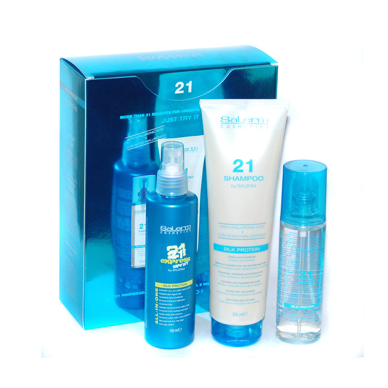 Salerm 21 Pack Seidenprotein 3 Produkte Salerm 21 Pack Seidenprotein 3 Produkte