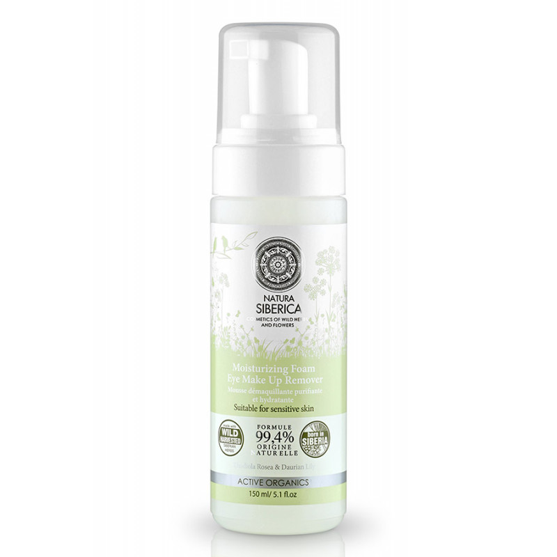 Natura Siberica Feuchtigkeitsspendender Reinigungsschaum für empfindliche Haut (150ml)