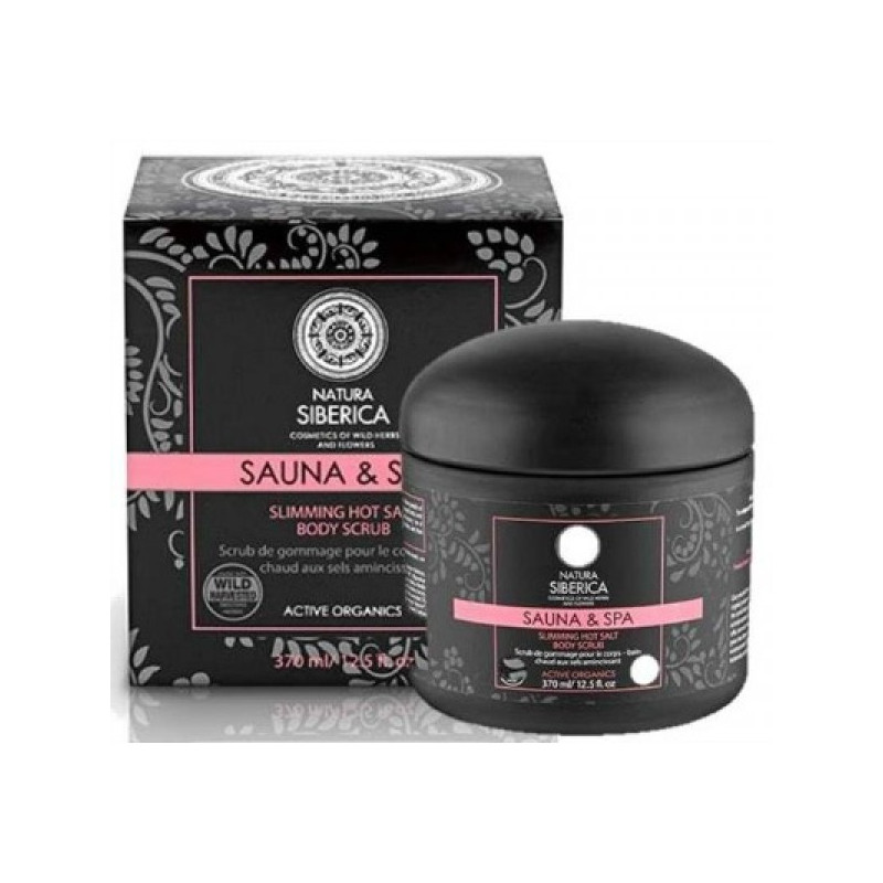 Natura Siberica Sauna &amp; Spa Heißes Körperpeeling basierend auf Anti-Cellulite-Salz (370ml)