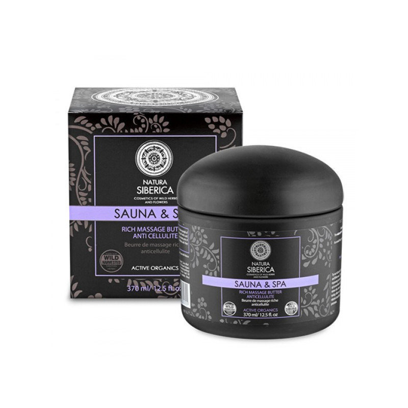 Natura Siberica Sauna &amp; Spa Anti-Cellulite-Massage Dicke Butter (370ml)
