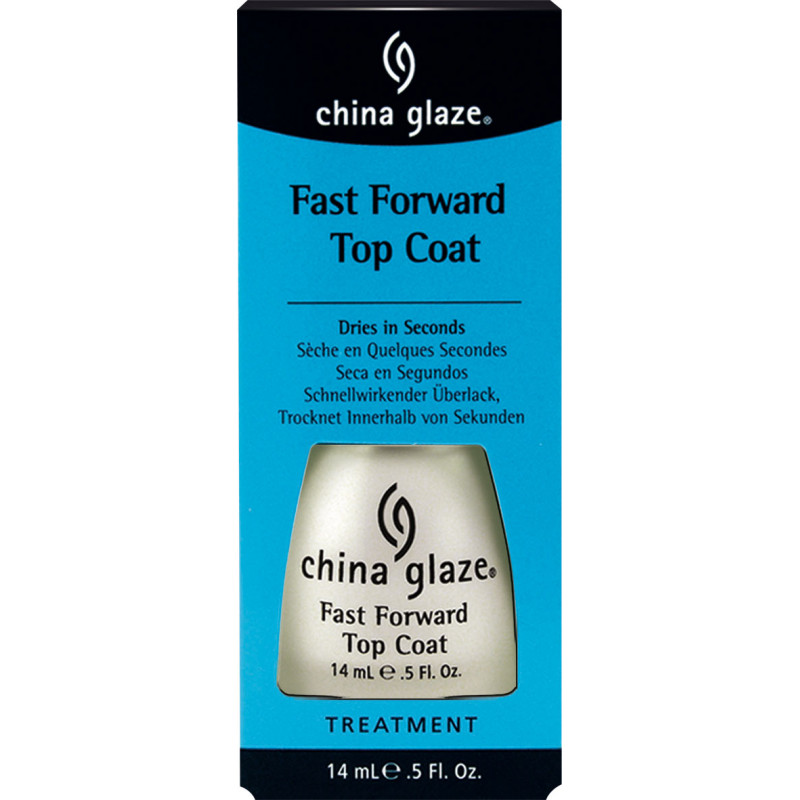 China Glaze Schnell trocknender Decklack (14ml)