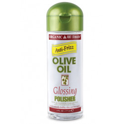 Afro Bio-Wurzel-Olivenöl-Anti-Frizz-Glanz-Polierer (177ml)