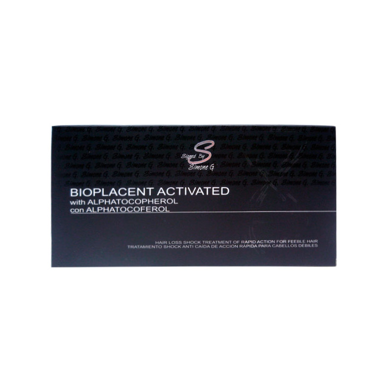 Simone G. 15 Bioplazenta gegen Haarausfall, aktiviert mit Alphatocopherol (10x16ml)