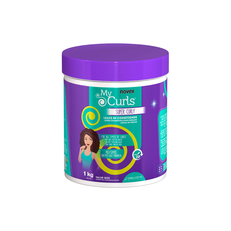 Novex Embelleze My Curls Super Curly Leave-In Conditioner (1Kg)
