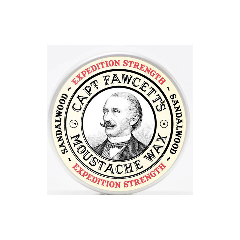 Capt Fawcett's Captain Fawcett's Expedition Extra Strong Moustache Wax Sandelholz (15ml) Capt Fawcett's Captain Fawcett's Expedition Extra Strong Moustache Wax Sandelholz (15ml)