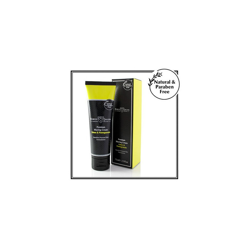 Edwin Jagger Limette und Granatapfel Rasiercreme Tube (75ml)