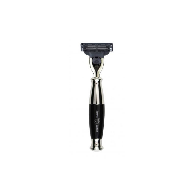 Edwin Jagger Gillette Mach3® Schwarzer Rasierer