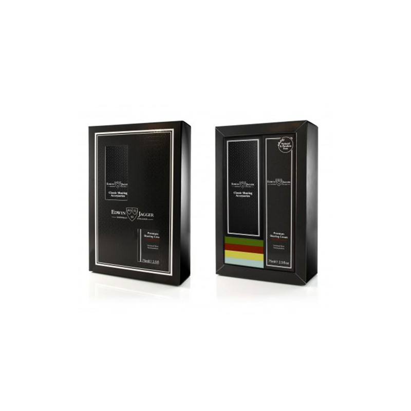 Edwin Jagger Geschenkpackung Rasierer &amp; Aloe Vera Rasiercreme 75ml