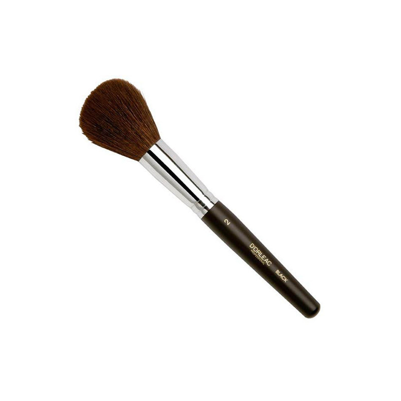 D'orleac Schwarzer Rundpinsel Nr. 2 Puder