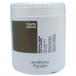 Fanola Curly Shine Mascarilla Cabellos Rizados y Ondulados 