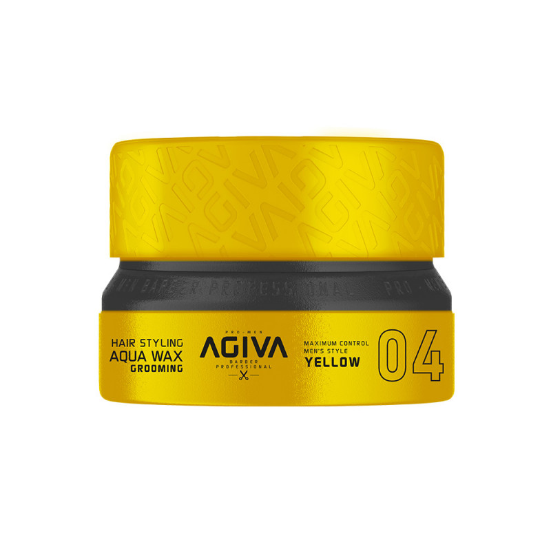 Agiva Hair Styling Aqua Wax Grooming Yellow 4 (155ml)