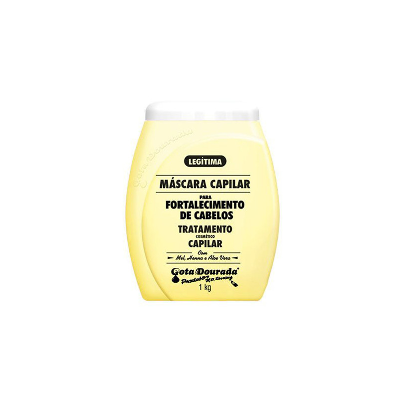 Gota Dourada Anti-Schuppen- und Anti-Haarausfall-Maske (1Kg) Gota Dourada Anti-Schuppen- und Anti-Haarausfall-Maske (1Kg)