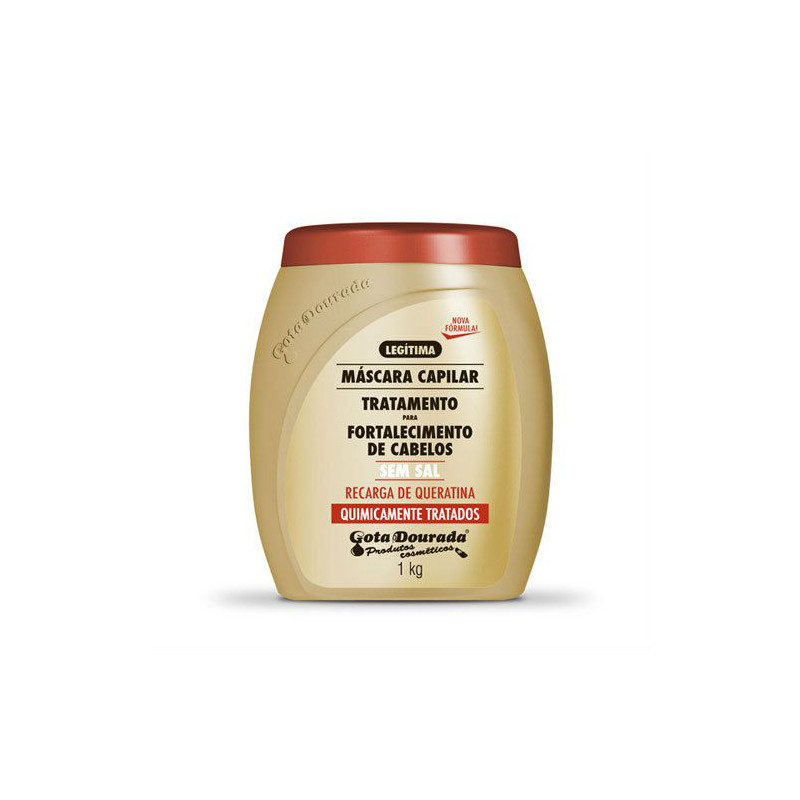 Gota Dourada Keratin-Nachfüllmaske (1Kg) Gota Dourada Keratin-Nachfüllmaske (1Kg)
