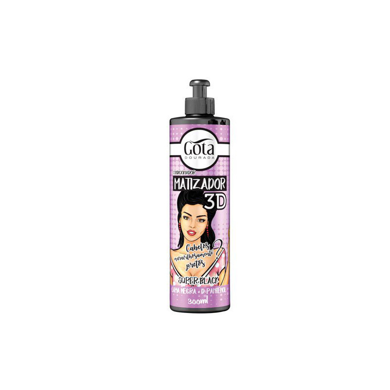 Gota Dourada 3D Super Schwarz Toner (300ml)
