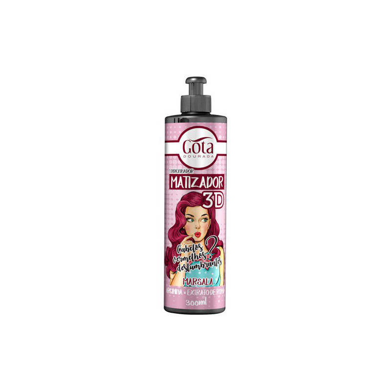 Gota Dourada Mattierendes 3D Marsala (300ml) Gota Dourada Mattierendes 3D Marsala (300ml)