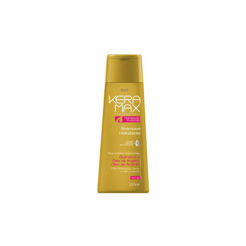 Skafe Keramax Argan und Keratin Hydration Salzfreies Shampoo (250ml)