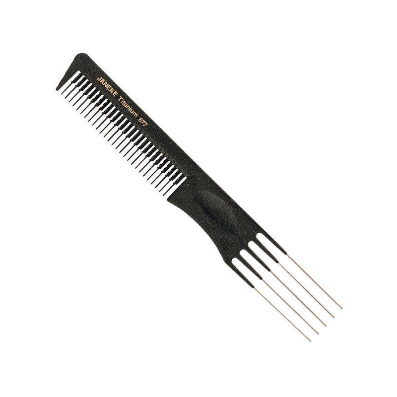 JÄneke Jäneke Titanium Comb 877 Hollow Metal Pick JÄneke Jäneke Titanium Comb 877 Hollow Metal Pick