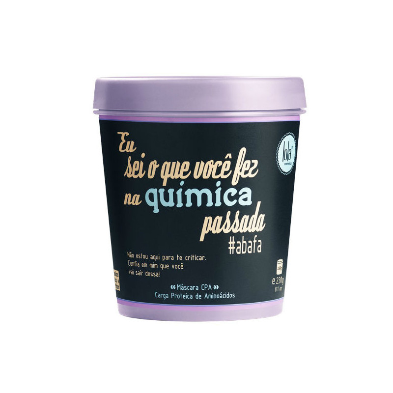 Lola Cosmetics Eu Sei o Que Você Fez Quimica Passada Maske (230gr) Lola Cosmetics Eu Sei o Que Você Fez Quimica Passada Maske (230gr)